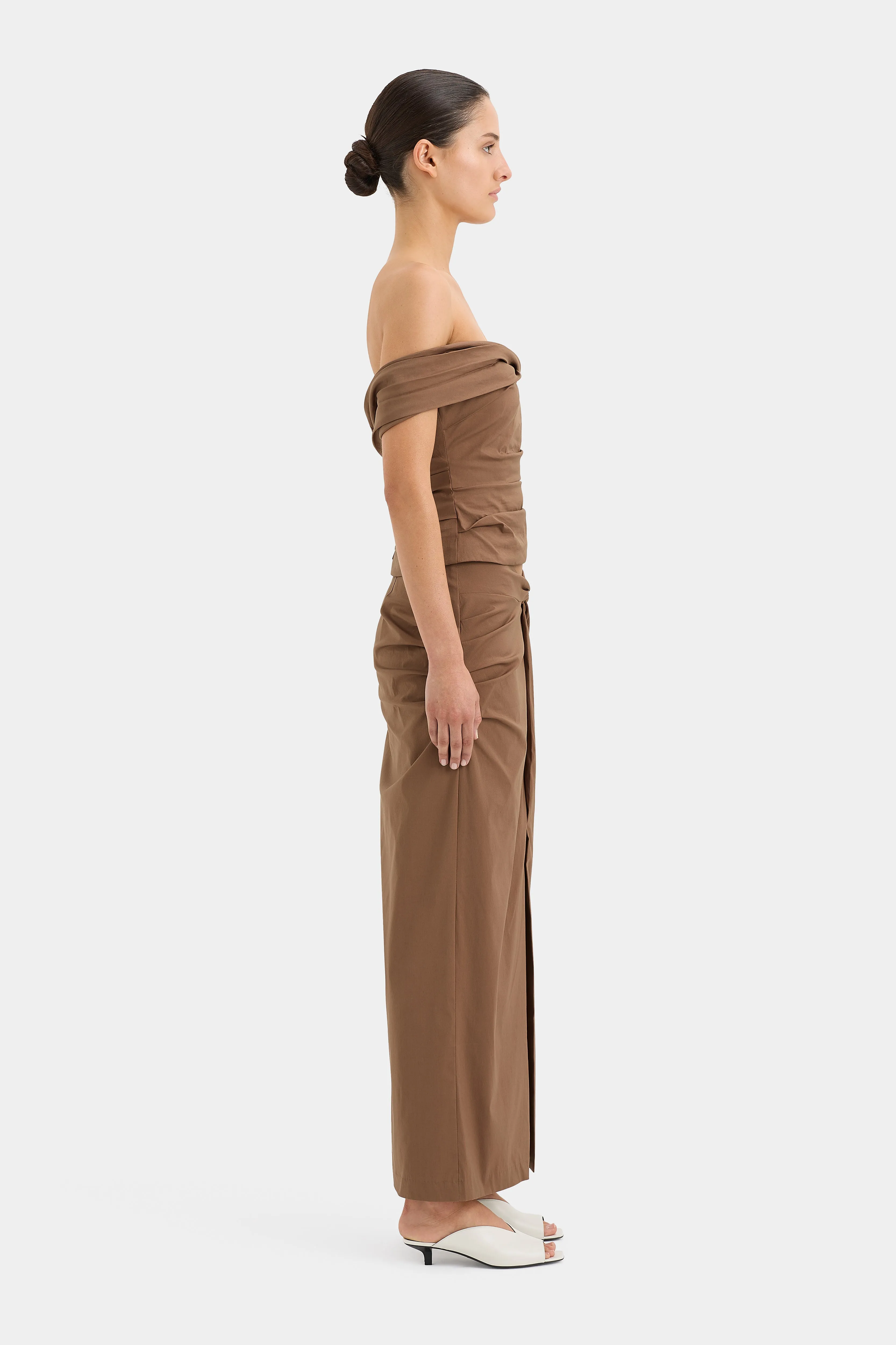 Alba Twist Midi Skirt