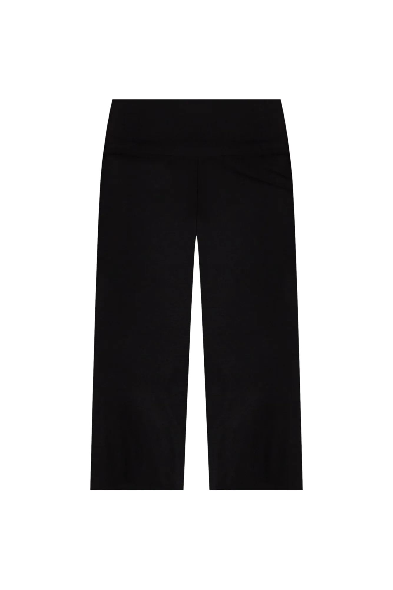 Cassie Black Bamboo Cropped Pants