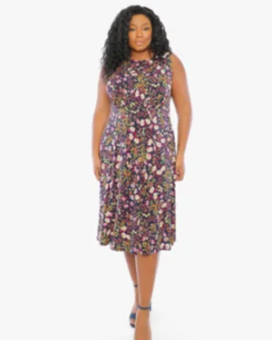 Elizabeth Fit-and-Flare Dress | NAVY