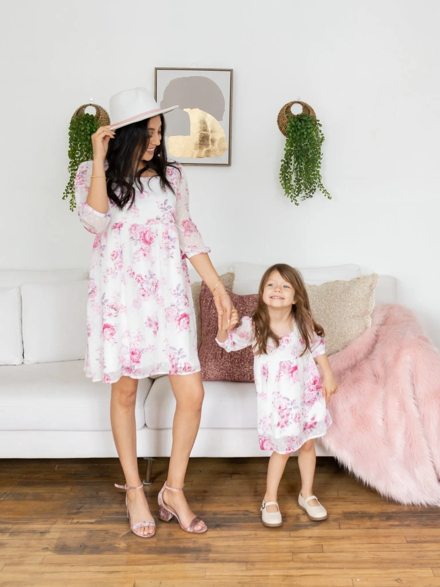 Elza's Spring Mommy & Me Matching Dresses