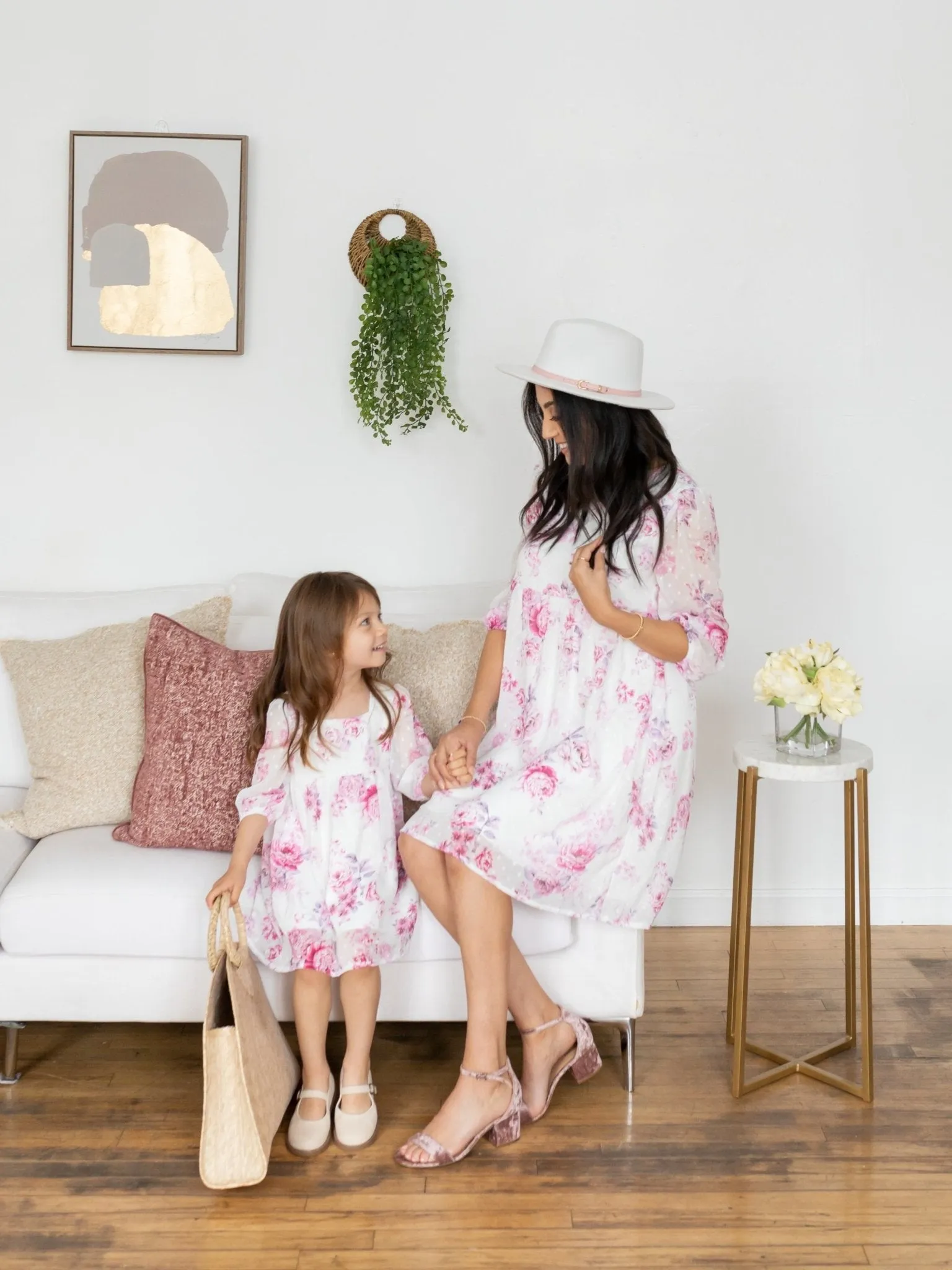 Elza's Spring Mommy & Me Matching Dresses