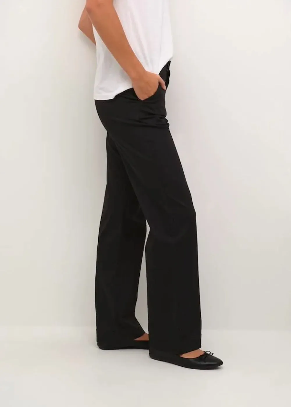 FLARED CHINO PANTS