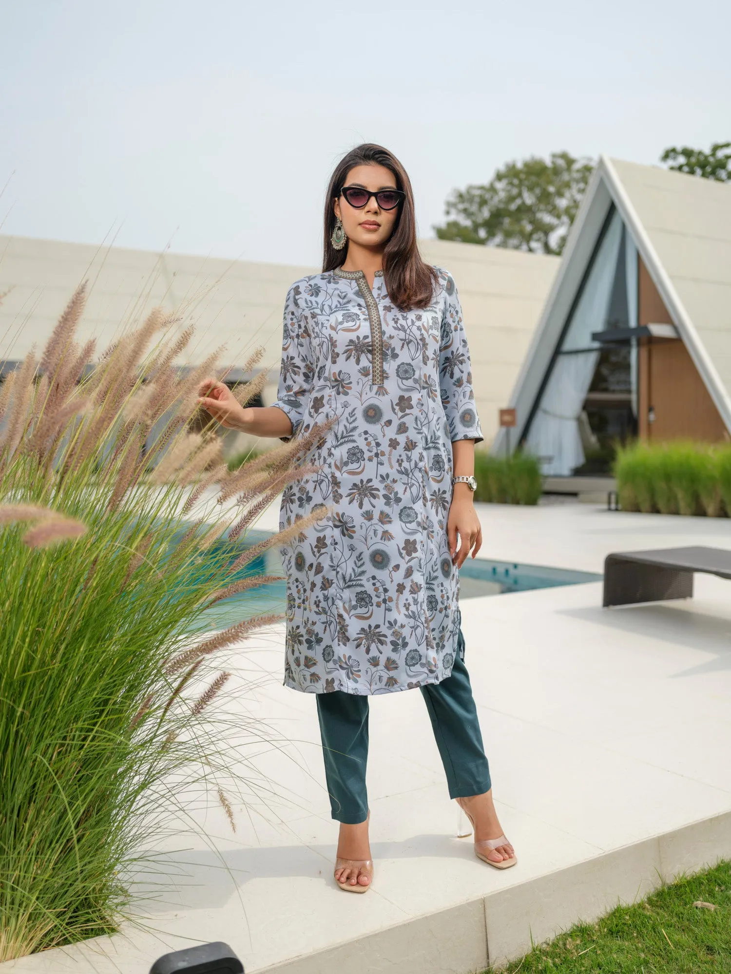 Floral Flowy Kurta