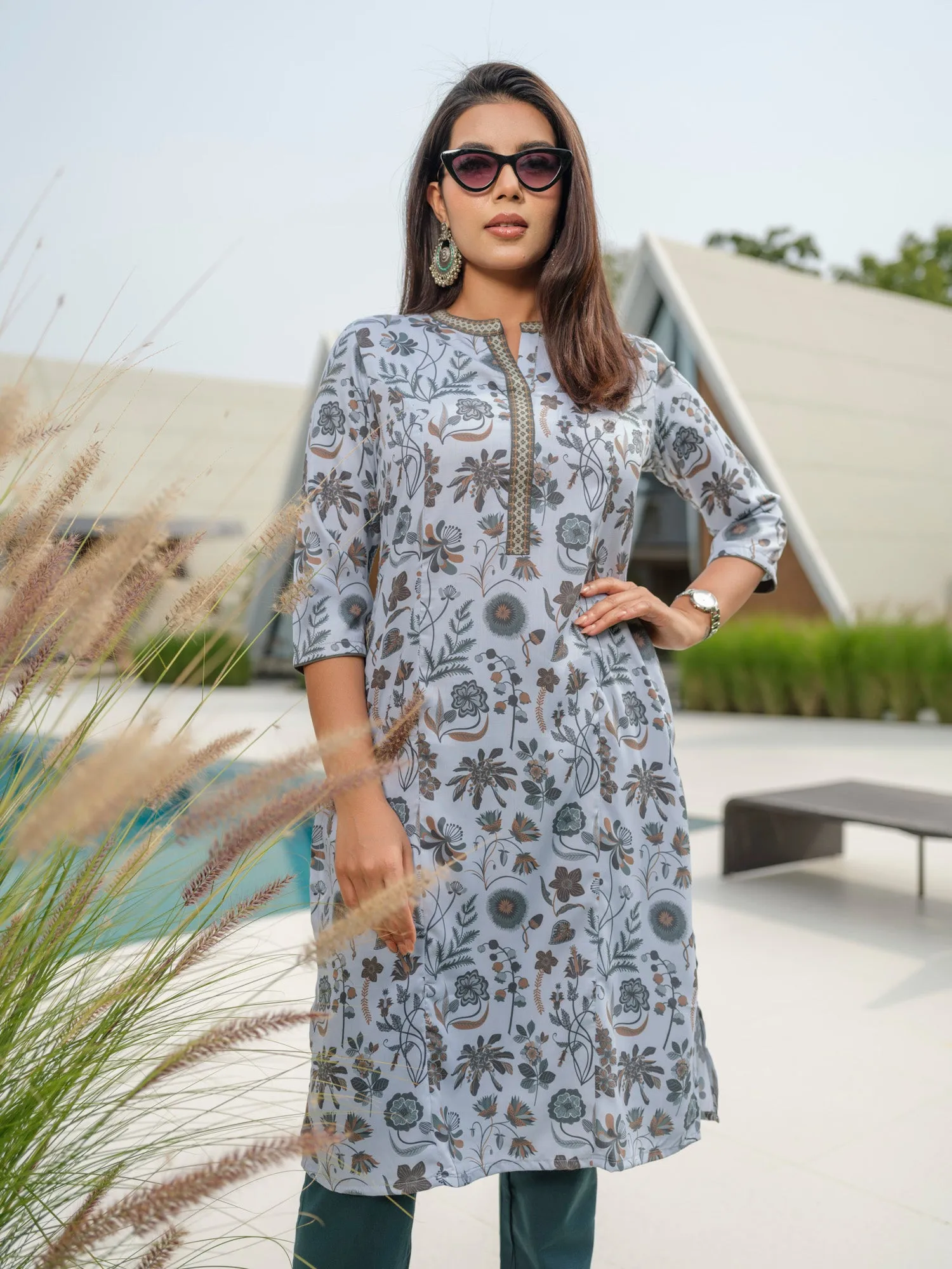 Floral Flowy Kurta