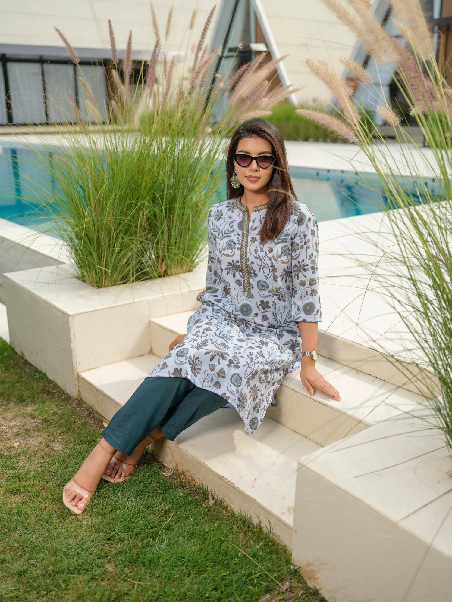 Floral Flowy Kurta