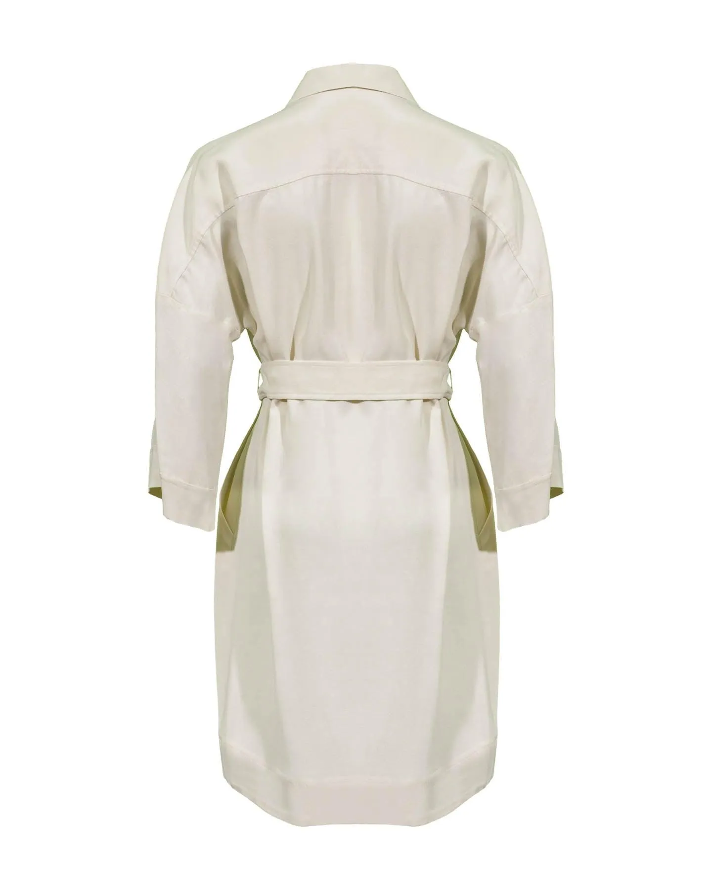 Half Button Shirt Dress