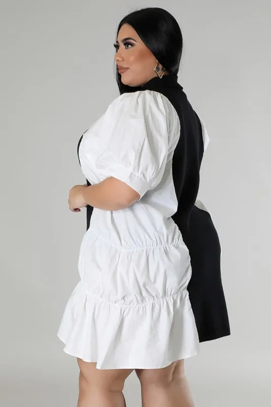 It's Black & White Curvy