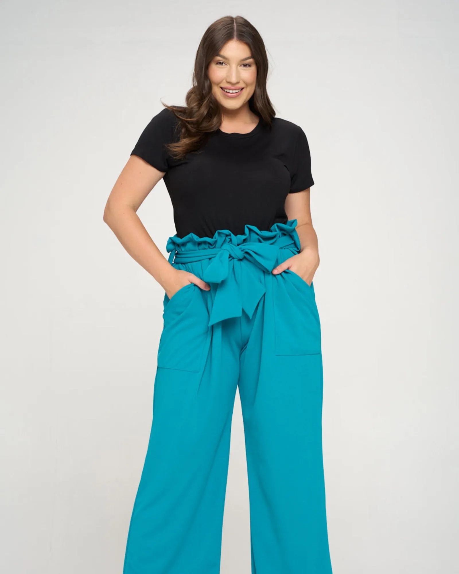 Kathleen Paperbag Pants | Jade