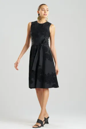 Madeira Cutwork Embroidered Fit & Flare Dress
