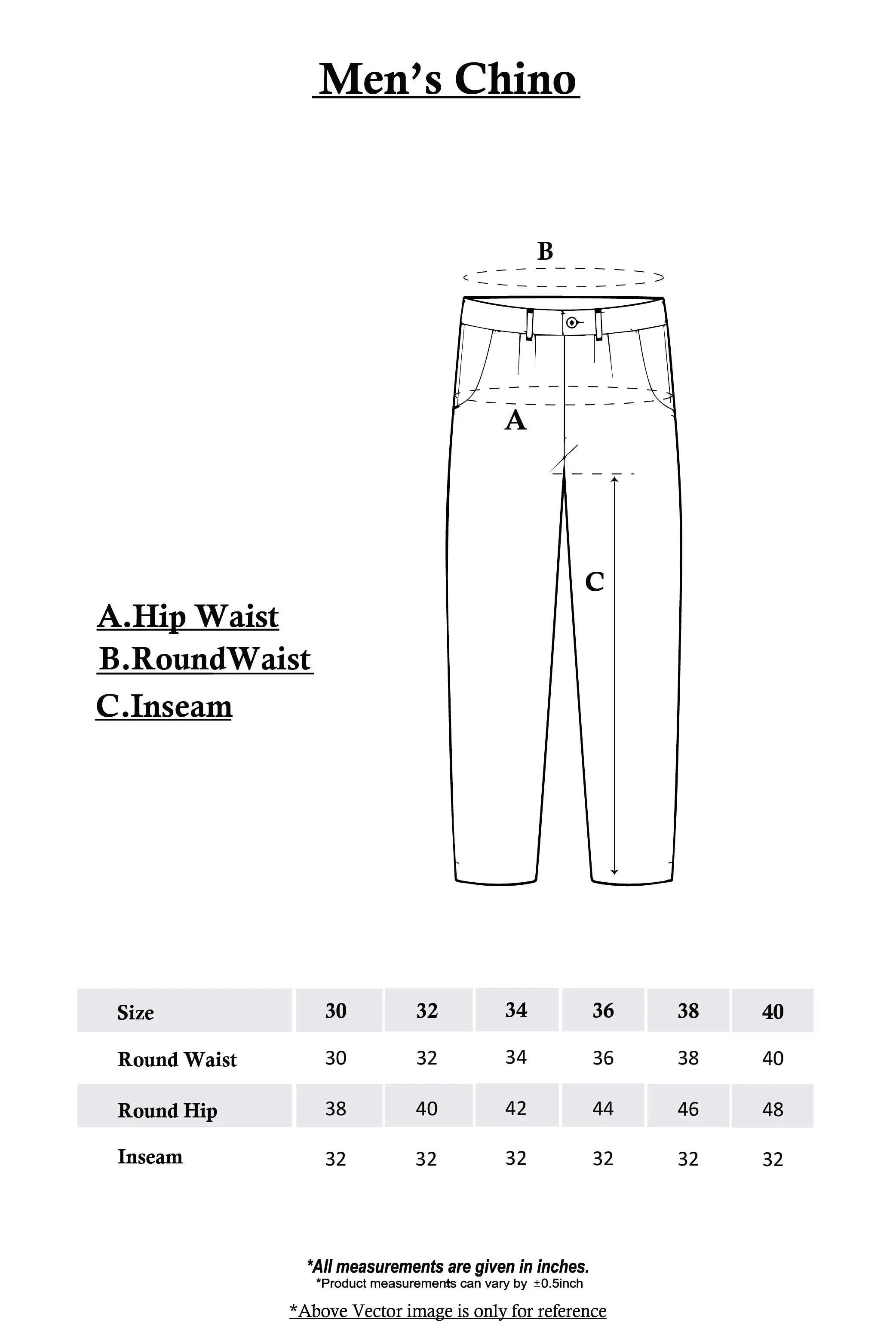 Mens Slim Fit Chino