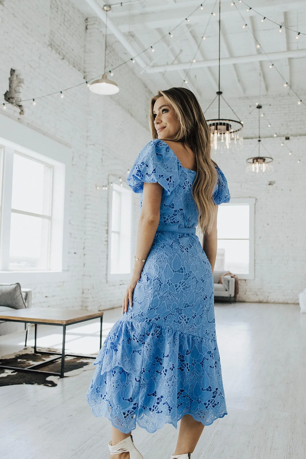 Millie Puff Sleeve Dress Lux Collection