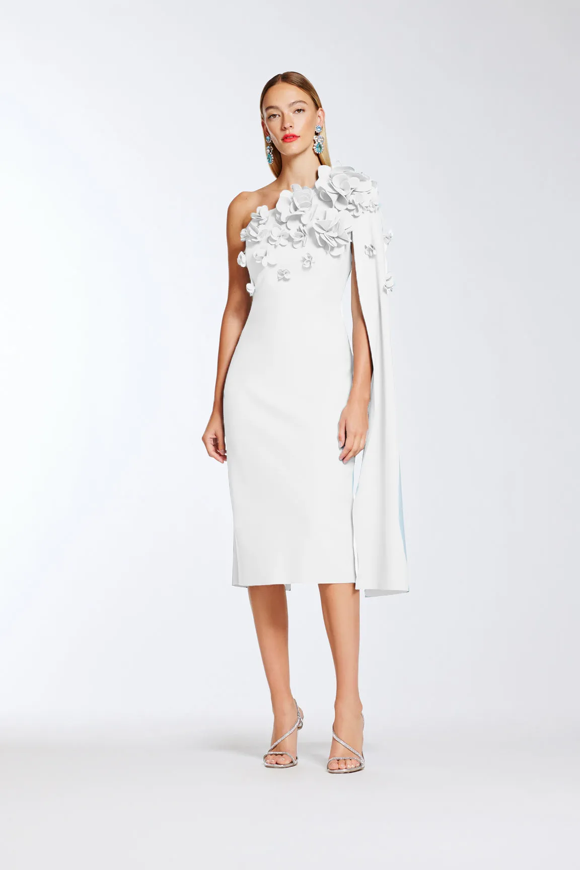 ONE SHOULDER JERSEY DRESS