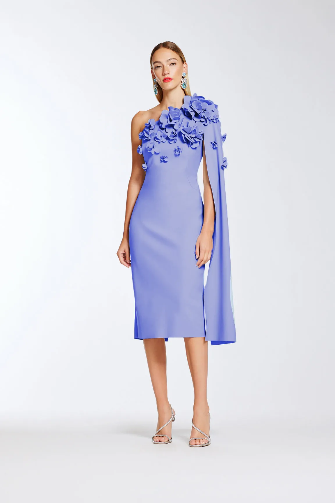ONE SHOULDER JERSEY DRESS