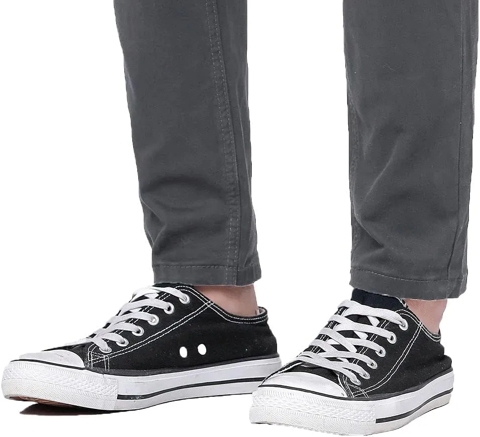Plaid&Plain Men’s Skinny Khaki Pants Skinny Fit Chinos