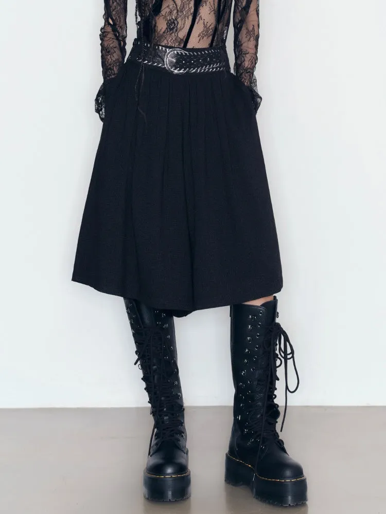 Pleated Loose Culottes