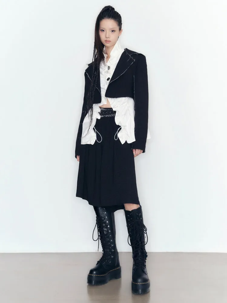 Pleated Loose Culottes
