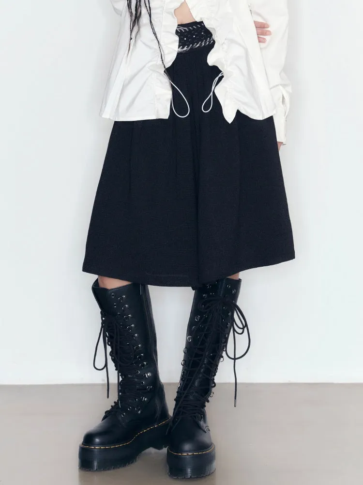 Pleated Loose Culottes