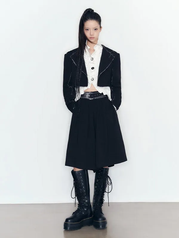 Pleated Loose Culottes