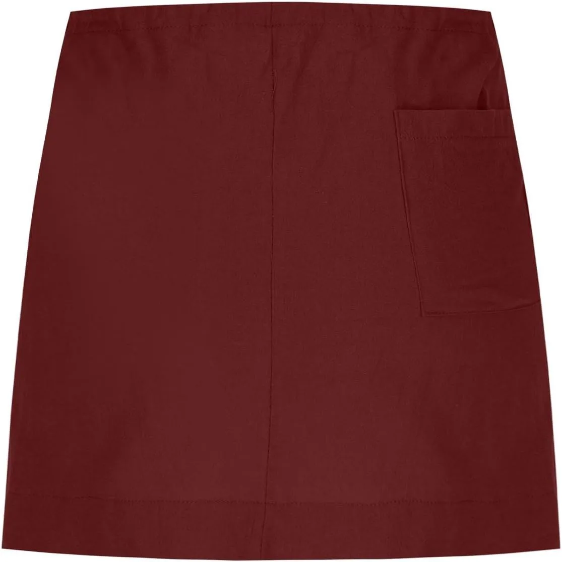 Womens Summer Skirts High Waisted Ruffle Mini Skirt Flowy A Line Skirt Pleated Elastic Waist Skirts Vacation Clothes