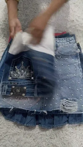 Y2k midi denim aesthetic skirts - 18 pcs - 2/11/24